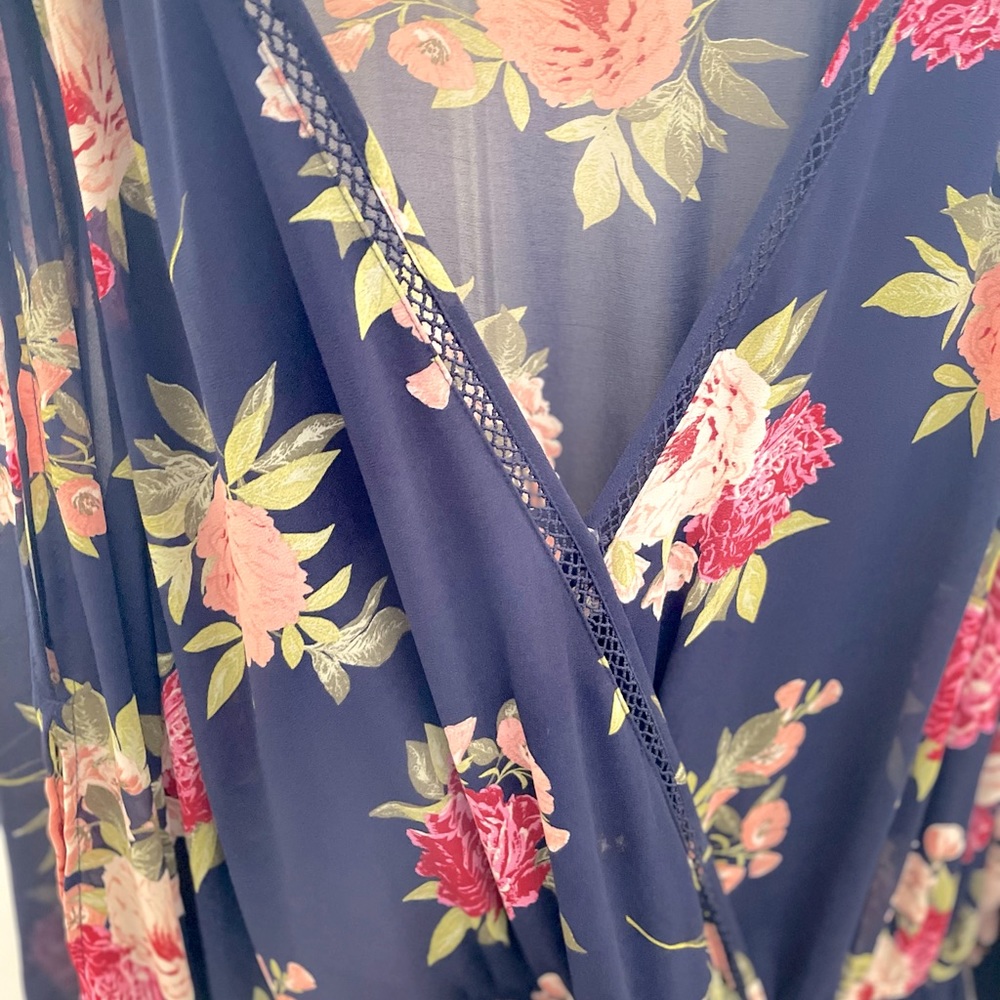 Floral Maxi Length Dress